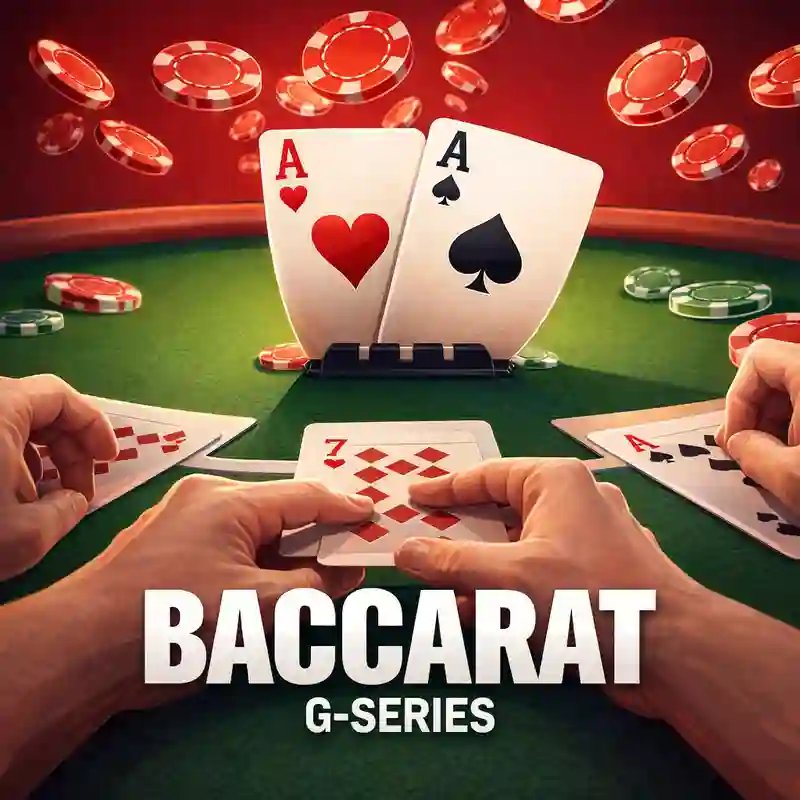 Bakarat casino game table